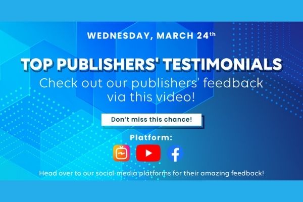 Top Publishers' Testimonials