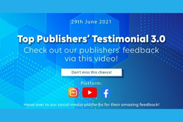 Top Publishers' Testimonials 3.0