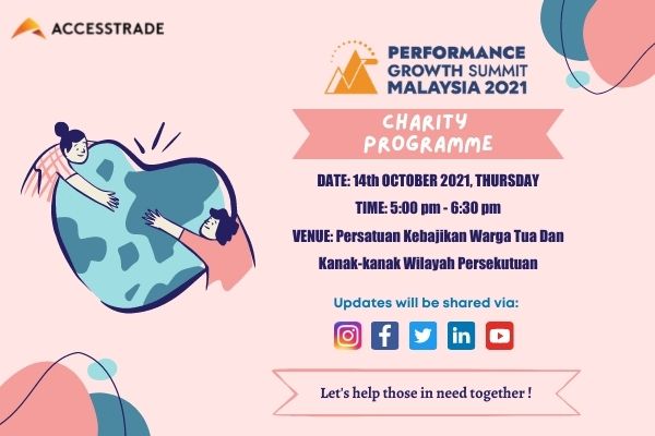 Performance Growth Summit (PGS) 2021 Charity Programme